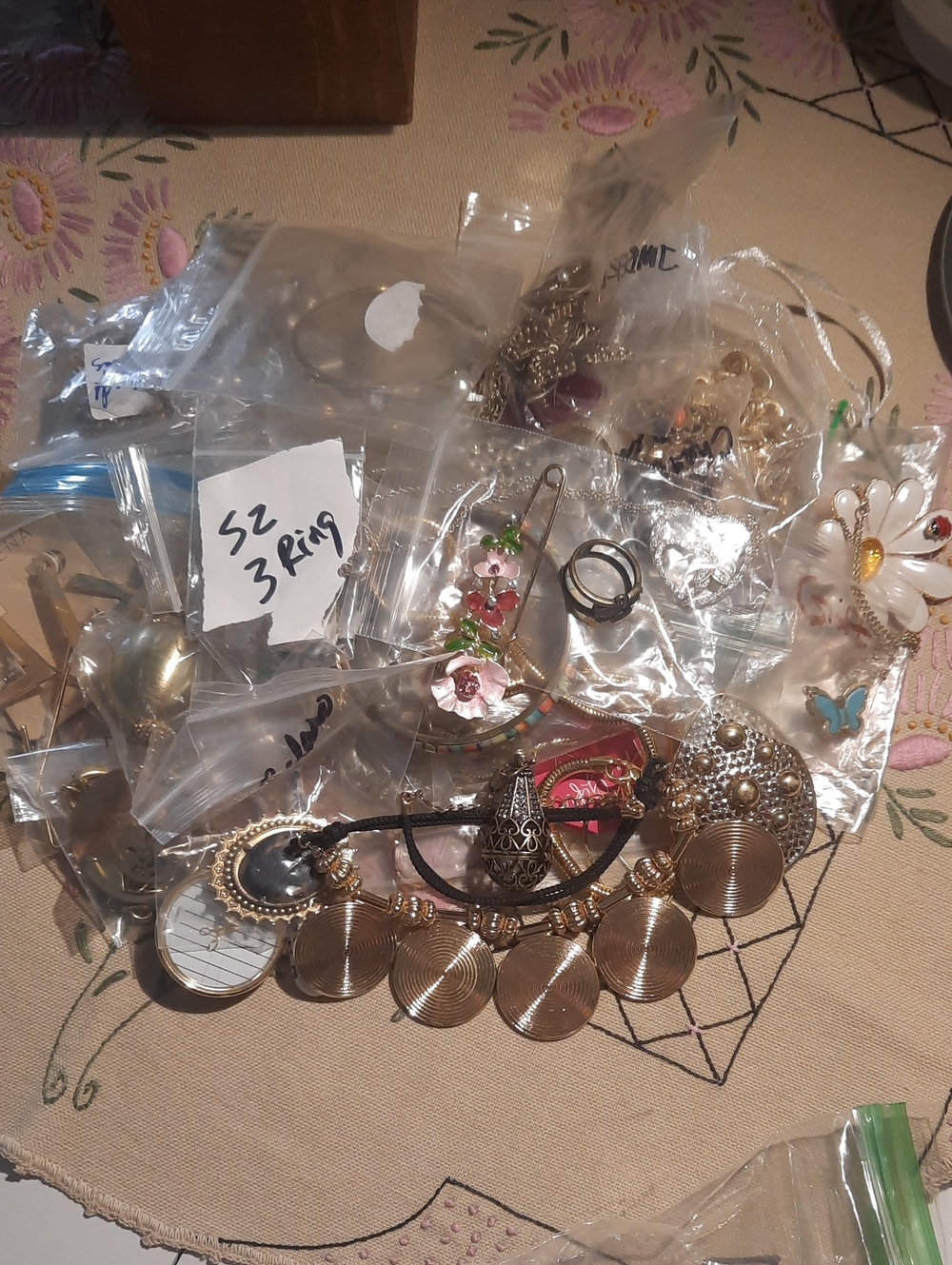 Gold-Tone Bundle Of Assorted Jewelry.